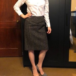 Rebecca Taylor Tweed Professional Lined Skirt